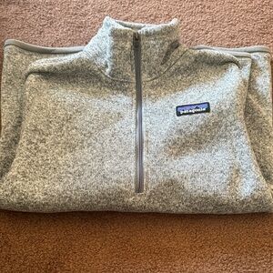 Patagonia Men's Zip-Up Sweater in Heather Gray